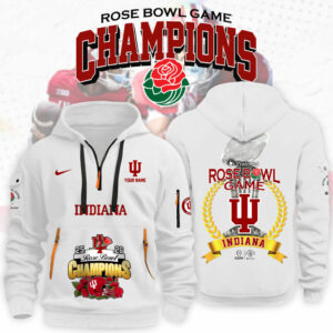 Custom Indiana Hoosiers Rose Bowl Champions Hoodie
