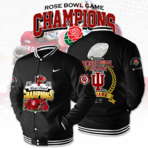 Custom Indiana Hoosiers Rose Bowl Champions Bomber Jacket