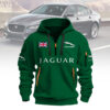 Custom Jaguar Hoodie - 3D Car Logo Pullover Sweatshirt with UK Flag