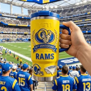Los Angeles Rams 90th Anniversary Tumbler
