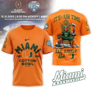 Miami Hurricanes 2025 Cotton Bowl Shirt