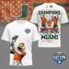 Miami Hurricanes Goodyear Cotton Bowl Champions T-Shirt