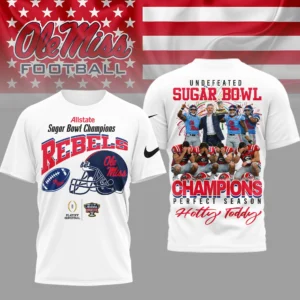 Ole Miss Rebels Sugar Bowl Champions T-Shirt