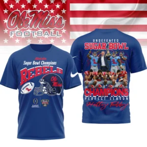 Ole Miss Rebels Sugar Bowl Champions T-Shirt