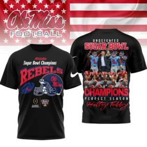 Ole Miss Rebels Sugar Bowl Champions T-Shirt