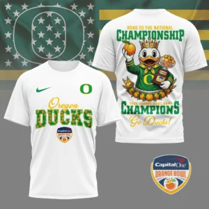 Oregon Ducks 2026 Orange Bowl Champions Shirt