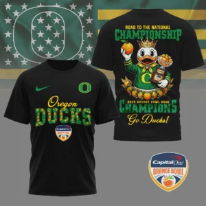 Oregon Ducks 2026 Orange Bowl Champions Shirt