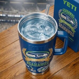 Seattle Seahawks 50th Anniversary Tumbler