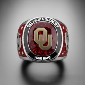 Oklahoma Sooners Custom Name Ring