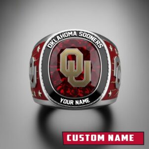 Oklahoma Sooners Custom Name Ring