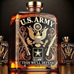 U.S. Army This We'll Defend Whiskey Decanter