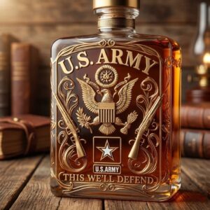 U.S. Army This We'll Defend Whiskey Decanter