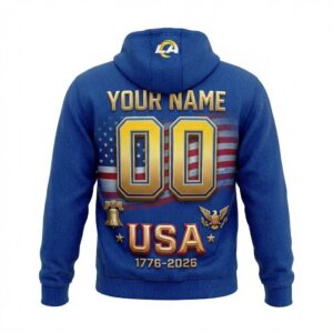 Los Angeles Rams USA 250 Years 1776-2026 Anniversary Hoodie