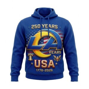 Los Angeles Rams USA 250 Years 1776-2026 Anniversary Hoodie