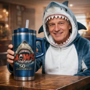 Jaws 50th Anniversary Tumbler