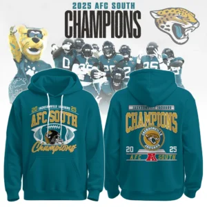 Jacksonville Jaguars AFC South Champions Hoodie 2025