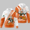 Miami Hurricanes Graphic Hoodie - 3D All Over Print Sebastian The Ibis Mascot Fan Sweatshirt