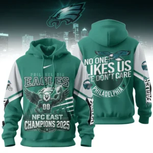 Philadelphia Eagles NFC East Champions Hoodie 2025