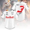 Max Verstappen Oracle Red Bull Racing Baseball Jersey Number 33