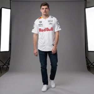 Max Verstappen Oracle Red Bull Racing Baseball Jersey Number 33