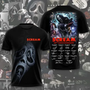 Scream 30th Anniversary T-Shirt Signatures