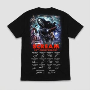 Scream 30th Anniversary T-Shirt Signatures
