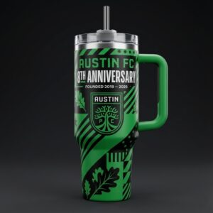 Austin FC 8th Anniversary Tumbler 2018-2026