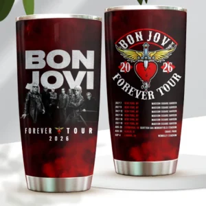 Bon Jovi Forever Tour Tumbler 2026