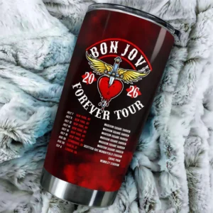 Bon Jovi Forever Tour Tumbler 2026