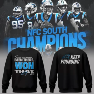 Carolina Panthers NFC South Champions Sweatshirt 2025