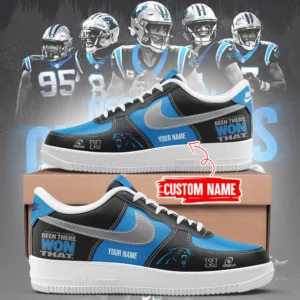 Carolina Panthers Custom Nike Air Force 1