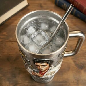 Elvis Presley King Of Rock N' Roll Tumbler Limited Edition