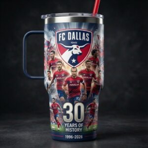 FC Dallas 30th Anniversary Tumbler 1996-2026