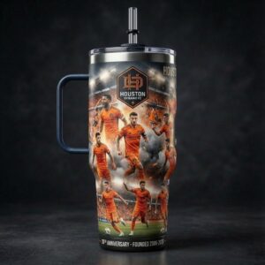 Houston Dynamo FC 20th Anniversary Tumbler 2006-2026