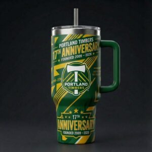 Portland Timbers 17th Anniversary Tumbler 2009-2026