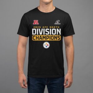 Pittsburgh Steelers AFC North Champions Shirt 2025