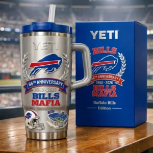 Buffalo Bills 66th Anniversary Bills Mafia YETI Tumbler