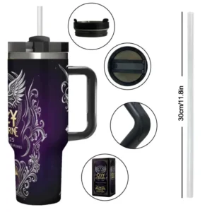 Ozzy Osbourne Prince of Darkness Thank You For The Memories Tumbler with Handle