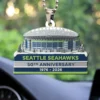 Seattle Seahawks 50th Anniversary 1976 - 2026 Car Ornament