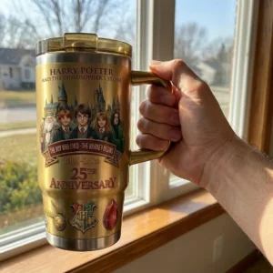 Harry Potter And The Philosopher's Stone 25th Anniversary Tumbler With Handle