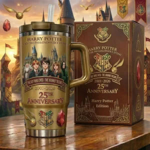 Harry Potter And The Philosopher's Stone 25th Anniversary Tumbler With Handle