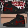 Indiana Hoosiers Football Custom Name Air Jordan 1 Shoes