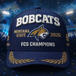 Montana State Bobcats 2026 FCS Champions Cap