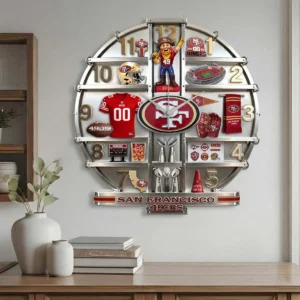San Francisco 49ers Faithful to the Bay Cuckoo Clock