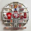 San Francisco 49ers Faithful to the Bay Cuckoo Clock