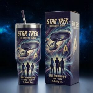 Star Trek The Original Series 60th Anniversary 1966-2026 Tumbler Cup