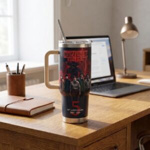 Stranger Things Season 5 10th Anniversary Tumbler with Handle