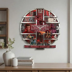 Stranger Things Vecna Friends Don't Lie Wall Clock