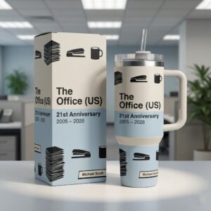 The Office (US) 21st Anniversary 2005 - 2026 Michael Scott Tumbler with Handle