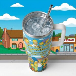 The Simpsons 37th Anniversary 1989 - 2026 Tumbler With Handle